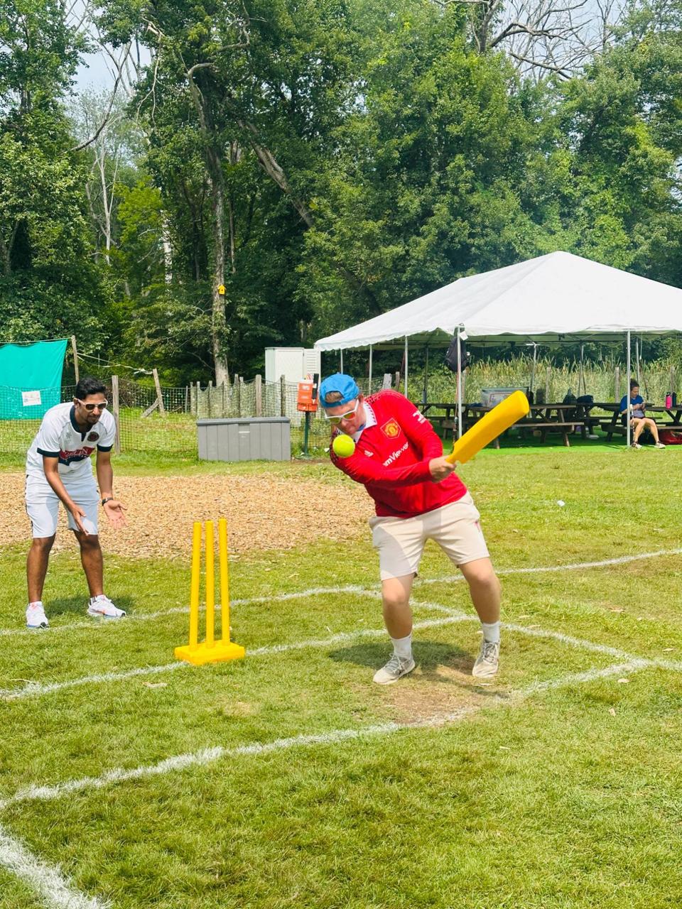 Cricket at camp