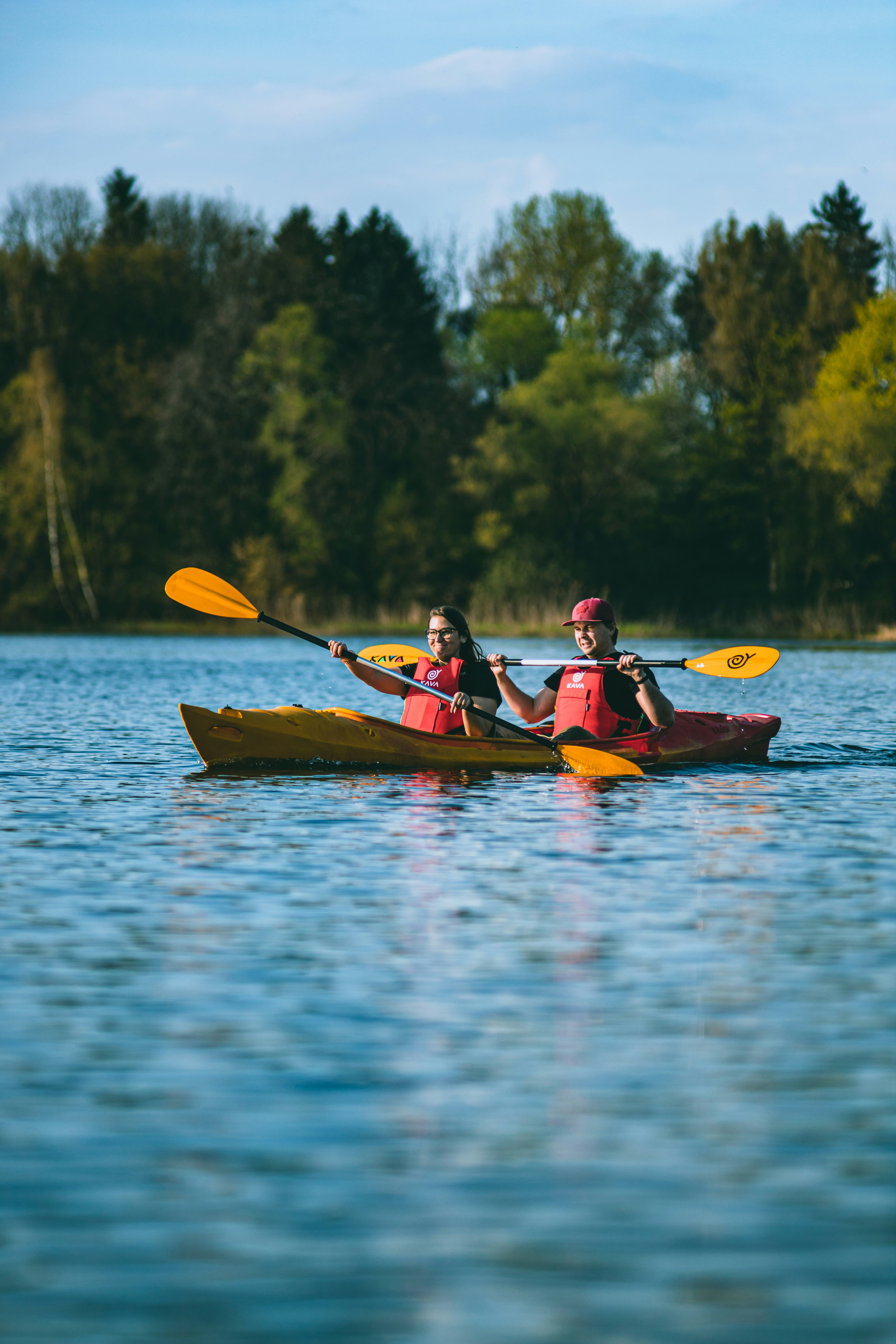 Kayaking at camp