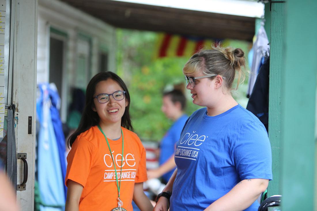 Sportify Everyone participant with CIEE staff at camp